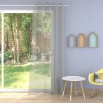 Tissu voilage plomb� cocktail gris - 300 cm - linder - mondial tissus