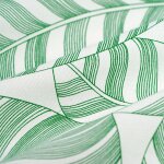 Toile outdoor feuillage dperlante vert - mt - mondial tissus