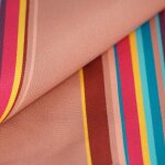 Toile transat palavas rose 45cm - mondial tissus