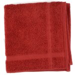 Torchon ponge rouge 50x50cm - mt - mondial tissus