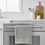 Torchon ponge uni gris - mt - mondial tissus