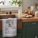 Torchon les gets gris - mondial tissus