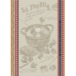 Torchon jacquard 50x70 �cru fondue 50x70 cm - mondial tissus