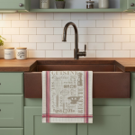 Torchon jacquard cuisine 50 x 70 cm bayonne - mondial tissus