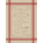 Torchon jacquard menu 50x70 cm - mondial tissus