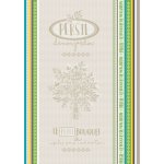 Torchon jacquard persil - mondial tissus