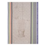 Torchon jacquard thym - mondial tissus