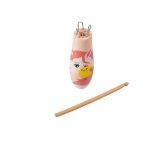 Tricotin bois licorne et poussin - bohin - mondial tissus