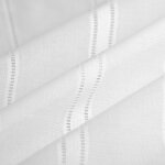 Vitrage jour �chelle blanc 60cm - mondial tissus