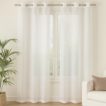 Voilage blanc enzo 280 x 240 cm - mt - mondial tissus