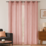 Voilage frejus orang� 140 x 240 cm - mondial tissus