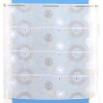 Voilage modulable brod cercles 90 cm - mondial tissus