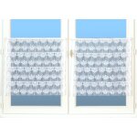 Voilage modulable brod� dentelle 45 cm - mondial tissus