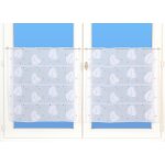 Voilage modulable brod feuilles 90 cm - mondial tissus