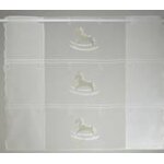 Voilage modulable motif cheval cru - linder - mondial tissus