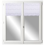 Voilage modulable organza blanc - mondial tissus