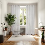 Voilage chin� �cru plis alsace 140x150cm - mt - mondial tissus