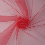 Voile tulle mariage 300 cm rouge - mondial tissus