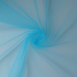 Voile tulle mariage 300 cm turquoise - mondial tissus