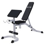 Banc de musculation inclin rglable blanc gorilla sports