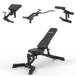 Banc�de�musculation�avec�accessoires�jambes, biceps et triceps banc de musculation avec tous les modules ...