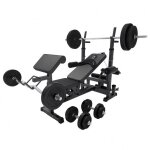 Banc de musculation complet noir / 100 kg gorilla sports