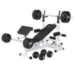 Banc de musculation multifonction blanc gorilla sports