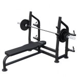 Banc musculation avec rack pro et set d haltres longues 90 kg maxxus