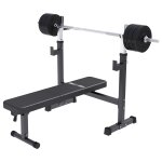 Banc de musculation avec support 40 kg gorilla sports