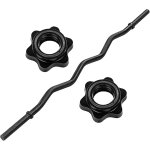 Barre curl sz 130 cm noir / 130 cm / fermeture toile movit