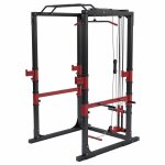 Cage de musculation power rack avec poulie intgre gorilla sports
