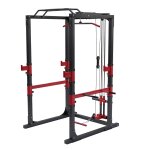 Cage de musculation power rack avec poulie int�gr�e gorilla sports