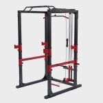 Cage de musculation power rack avec poulie int�gr�e gorilla sports