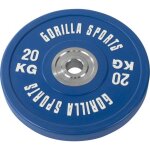 Disque bumper professionnel en caoutchouc 50 / 51 mm 20 kg gorilla sports