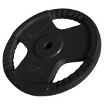 Disque en caoutchouc avec poignes 30 / 31 mm 10 kg gorilla sports