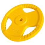 Disque en caoutchouc avec poignes 30 / 31 mm 15 kg gorilla sports