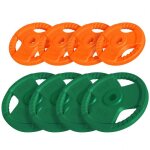 Disque en caoutchouc avec poignes 30 / 31 mm set 30kg (4x2, 5 4x5kg) gorilla sports