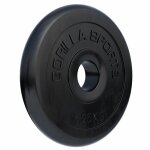 Disques de musculation en caoutchouc 30 / 31 mm 1, 25 kg gorilla sports