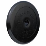 Disques de musculation en caoutchouc 30 / 31 mm 10 kg gorilla sports