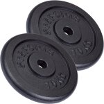 Disques de musculation 30 / 31 mm en fonte 15 60 kg 20 kg (2 x 10 kg) scsports