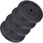 Disques de musculation en fonte 15 60 kg 40 kg (4 x 10 kg) scsports