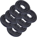 Disques de musculation en fonte 2 20 kg 4 kg (8 x 0. 5 kg) scsports