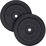 Disque en fonte 50 kg (2 x 25 kg) scsports