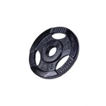 Disque musculation fonte 30 / 31 mm ou 50 / 51 mm avec poignes noir / 30mm / 1, 25 kg gorilla sports ...