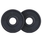 Disque musculation olympique en plastique 50 / 51 mm set 2 x 1, 25 kg gorilla sports