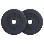 Disque musculation olympique en plastique 50 / 51 mm set 2 x 10 kg gorilla sports