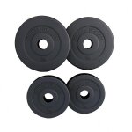 Disque musculation olympique en plastique 50 / 51 mm set 30kg (2x5 2x10kg) gorilla sports