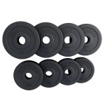 Disque musculation olympique en plastique 50 / 51 mm set 30kg (4x2, 5 4x5kg) gorilla sports