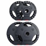 Disque musculation olympique avec poignes 50 / 51 mm set 30kg (2x5 2x10kg) gorilla sports