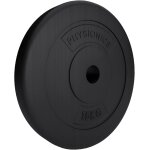 Disques de musculation 30 / 31 mm en plastique 30 kg (2 x 15 kg) physionics